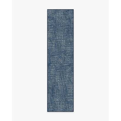 Crosshatch Sapphire Rug - 60 x 90 cm - All-In-One Rug