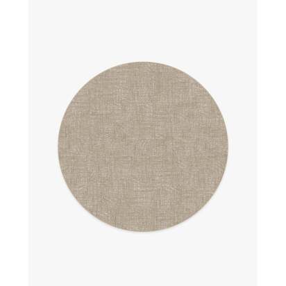 Crosshatch Natural Rug - 185 Round cm - All-In-One Rug