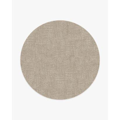 Crosshatch Natural Rug - 245 Round cm - All-In-One Rug