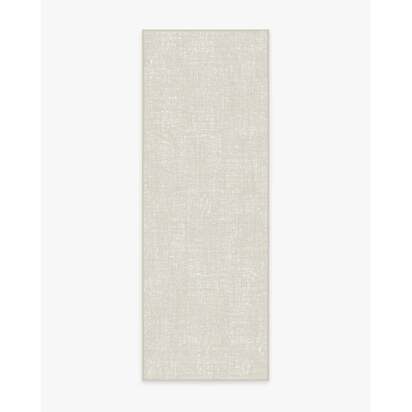 Crosshatch Beige Ivory Rug - 75 x 215 cm - All-In-One Rug