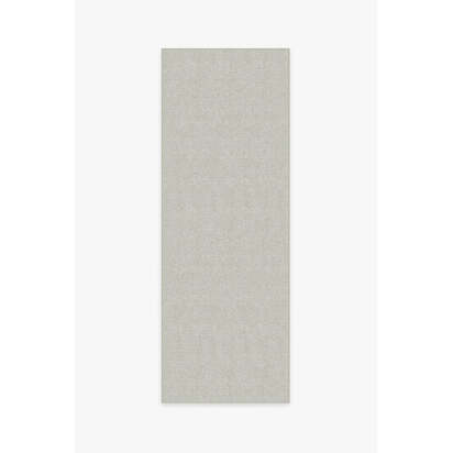 Heathered Solid Dove Grey Rug - 75 x 215 cm - All-In-One Rug