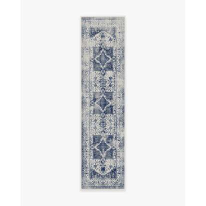 Kira Delft Blue Rug - 185 Round cm - All-In-One Rug