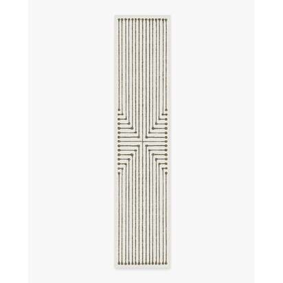 Inkdrop Camel & Ivory Rug by Jonathan Adler - 75 x 365 cm - All-In-One Rug