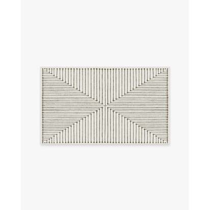 Inkdrop Camel & Ivory Rug by Jonathan Adler - 90 x 150 cm - All-In-One Rug