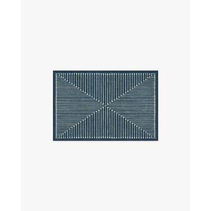 Inkdrop Lapis Blue Rug by Jonathan Adler - 60 x 90 cm - All-In-One Rug
