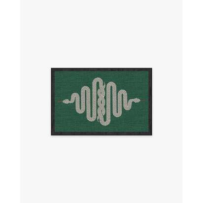 Venom Emerald Rug by Jonathan Adler - 60 x 90 cm - All-In-One Rug