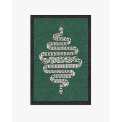 Venom Emerald Rug by Jonathan Adler - 120 x 185 cm - All-In-One Rug