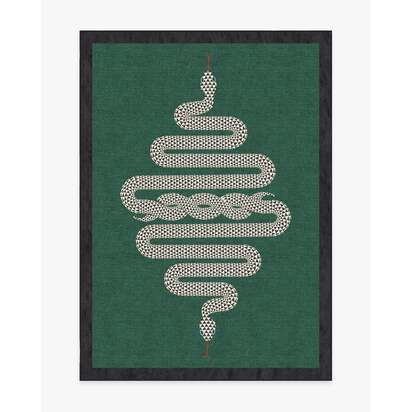 Venom Emerald Rug by Jonathan Adler - 150 x 215 cm - All-In-One Rug