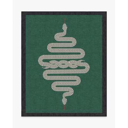 Venom Emerald Rug by Jonathan Adler - 245 x 305 cm - All-In-One Rug