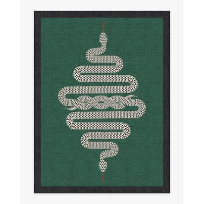 Venom Emerald Rug by Jonathan Adler - 275 x 365 cm - All-In-One Rug