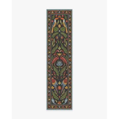Birds Of A Feather Rug by Iris Apfel - 185 Round cm - All-In-One Rug