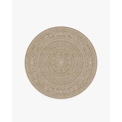 Gisele Natural Rug - 185 Round cm - All-In-One Rug