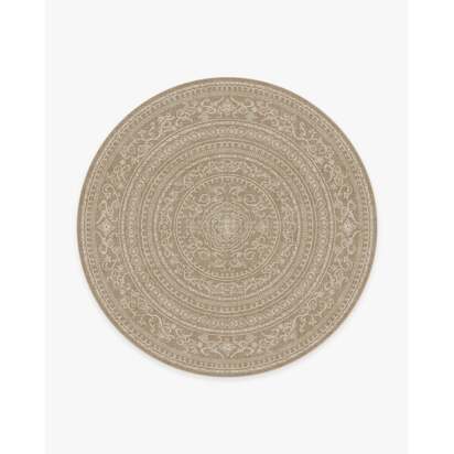 Gisele Natural Rug - 245 Round cm - All-In-One Rug