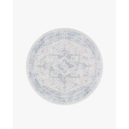 Kira Soft Blue Rug - 185 Round cm - All-In-One Rug