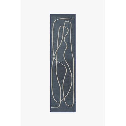 Strova Dusk Blue Rug - 90 x 150 cm - All-In-One Rug