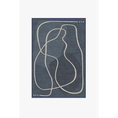 Strova Dusk Blue Rug - 120 x 185 cm - All-In-One Rug
