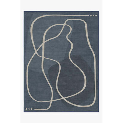 Strova Dusk Blue Rug - 275 x 365 cm - All-In-One Rug