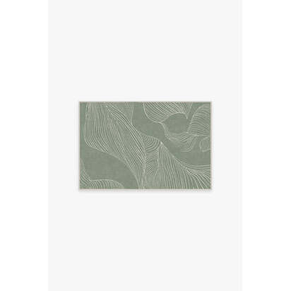 Sana Sage Green Rug - 60 x 90 cm - All-In-One Rug