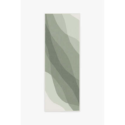 Kallan Sage Green Rug - 75 x 215 cm - All-In-One Rug