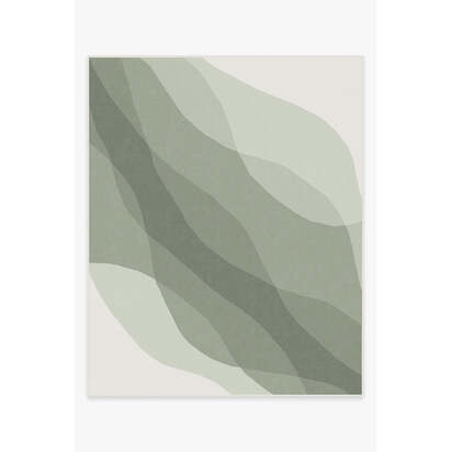 Kallan Sage Green Rug - 245 x 305 cm - All-In-One Rug