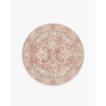 Kamran Rose Rug - 185 Round cm - All-In-One Rug