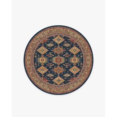 Cambria Sapphire Rug - 185 Round cm - All-In-One Rug