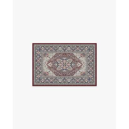 Hendesi Heriz Bordeaux Rug - 60 x 90 cm - All-In-One Rug