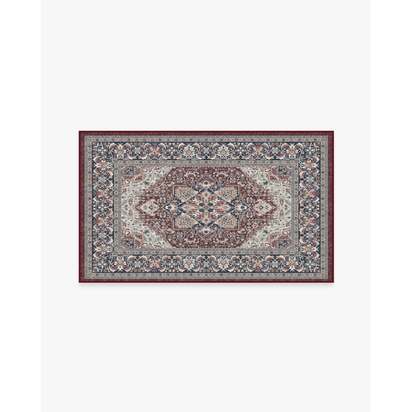 Hendesi Heriz Bordeaux Rug - 90 x 150 cm - All-In-One Rug