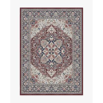 Hendesi Heriz Bordeaux Rug - 150 x 215 cm - All-In-One Rug