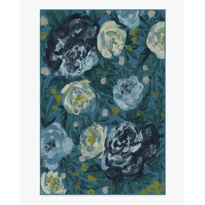 Camellia Midnight Rug - 200 x 290 cm - All-In-One Rug