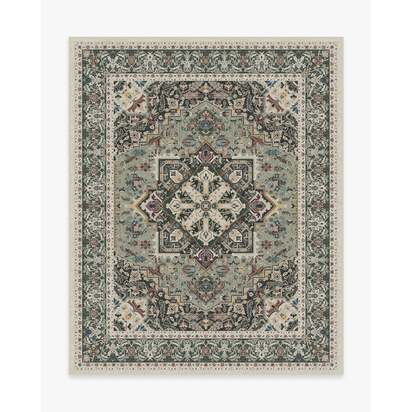 Hendesi Heriz Sage Rug - 245 x 305 cm - All-In-One Rug