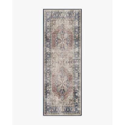 Kamran Royal Blue Rug - 75 x 215 cm - All-In-One Rug