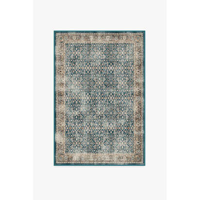 Celestine Teal Blue Rug - 120 x 185 cm - All-In-One Rug