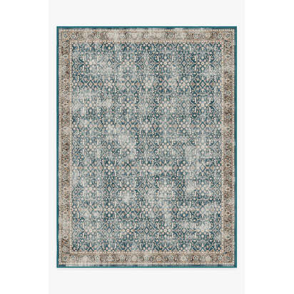 Celestine Teal Blue Rug - 275 x 365 cm - All-In-One Rug
