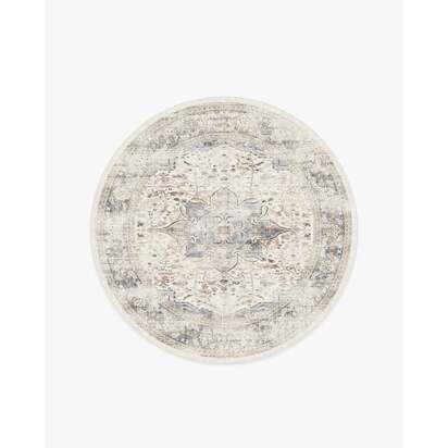 Sarrah Blue Quartz Rug - 185 Round cm - All-In-One Rug