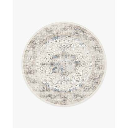 Sarrah Blue Quartz Rug - 245 Round cm - All-In-One Rug