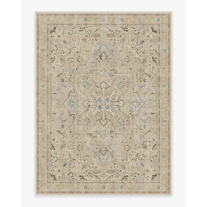 Kamran Ivory Opal Rug - 275 x 365 cm - All-In-One Rug
