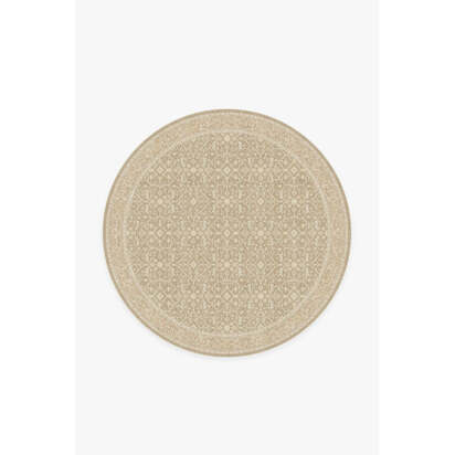 Celestine Ecru Rug - 185 Round cm - All-In-One Rug