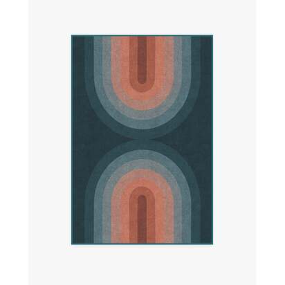 Absida Teal Rug - 120 x 185 cm - All-In-One Rug