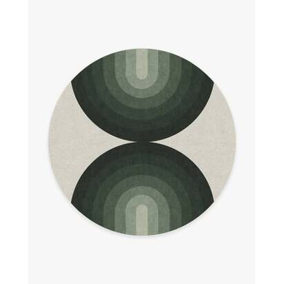 Absida Sage Rug - 245 Round cm - All-In-One Rug