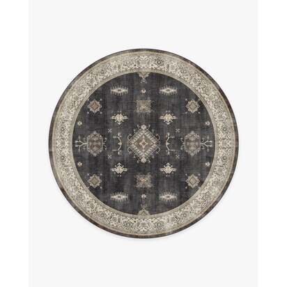 Verena Dark Wood Rug - 245 Round cm - All-In-One Rug