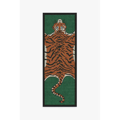 Tiger Emerald Rug by Jonathan Adler - 75 x 215 cm - All-In-One Rug