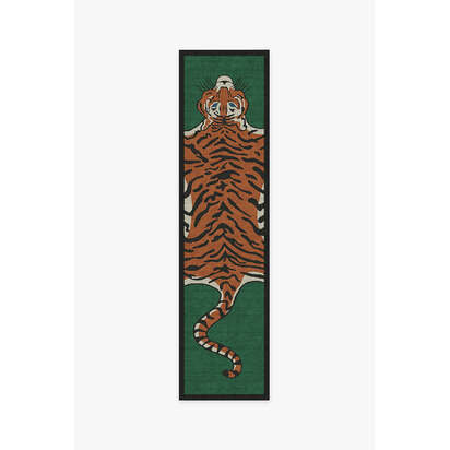 Tiger Emerald Rug by Jonathan Adler - 75 x 215 cm - All-In-One Rug