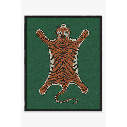 Tiger Emerald Rug by Jonathan Adler - 245 x 305 cm - All-In-One Rug