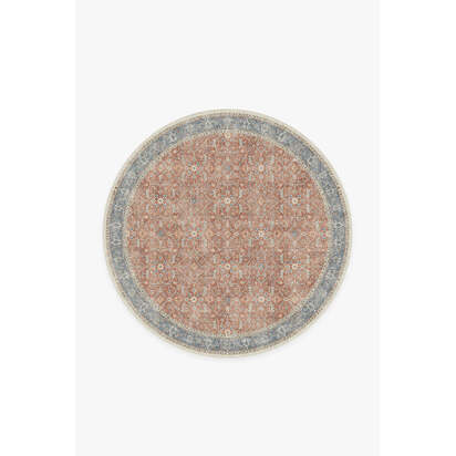 Celestine Coral Rug - 185 Round cm - All-In-One Rug