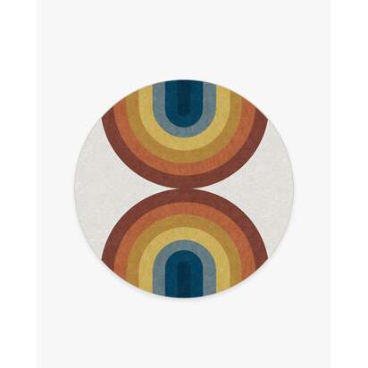 Absida Rainbow Rug - 185 Round cm - All-In-One Rug