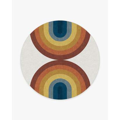 Absida Rainbow Rug - 245 Round cm - All-In-One Rug