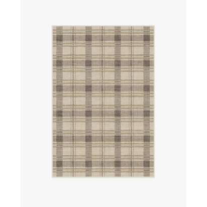 Piper Plaid Neutral Rug - 120 x 185 cm - All-In-One Rug