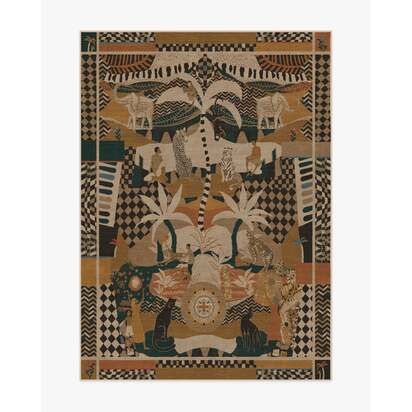 La Joie Natural Multicolour Rug by Architectural Digest - 150 x 215 cm - All-In-One Rug
