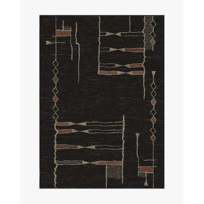 Nisa Ink Black Rug by Architectural Digest - 150 x 215 cm - All-In-One Rug
